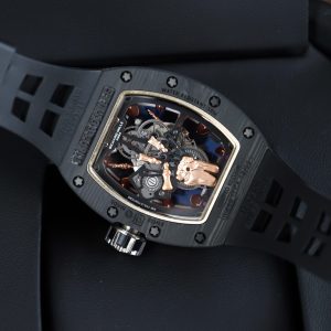 Đồng Hồ Richard Mille Fake Cao Cấp RM66 Máy Cơ Vỏ Carbon 43mm (9)