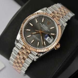 Đồng Hồ Rolex DateJust 126231 Mặt Xám Cọc Số Đá Nhà Máy VS 36mm (1)