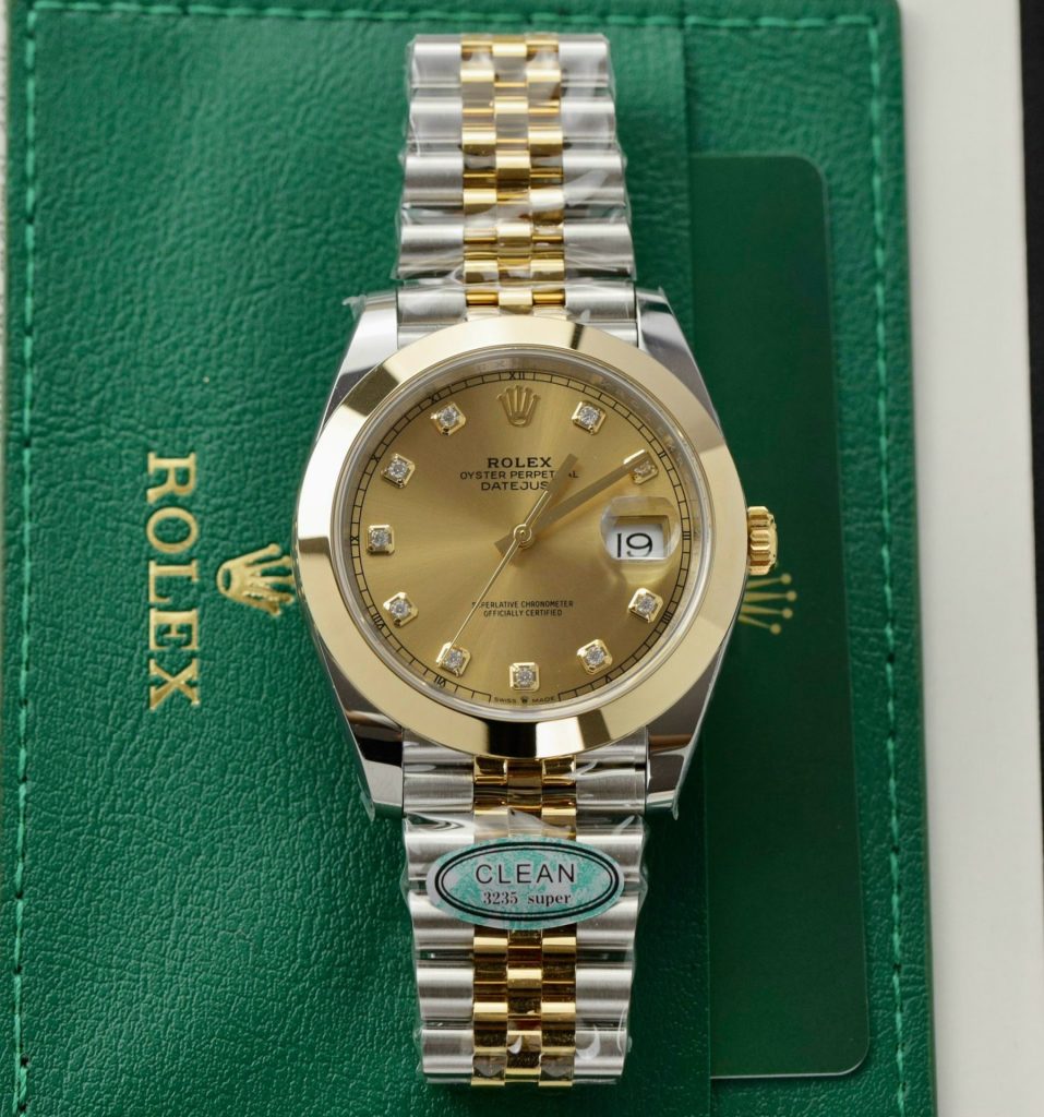 Đồng Hồ Rolex DateJust 126303 Dây Oyster Chế Tác Nhà Máy Clean 41mm (10)