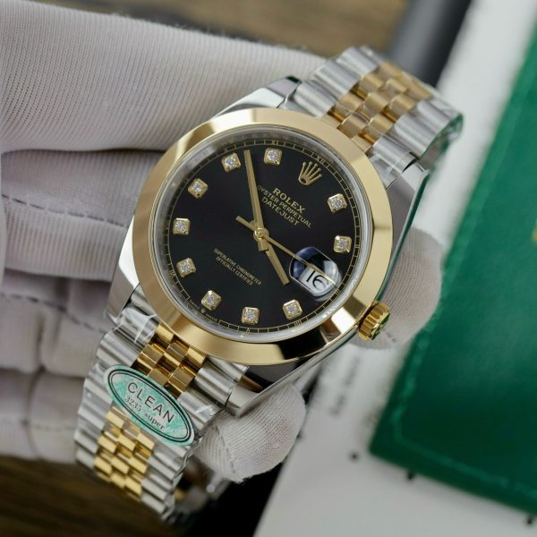 Đồng Hồ Rolex DateJust 126303 Mặt Đen Chế Tác Nhà Máy Clean 41mm (3)