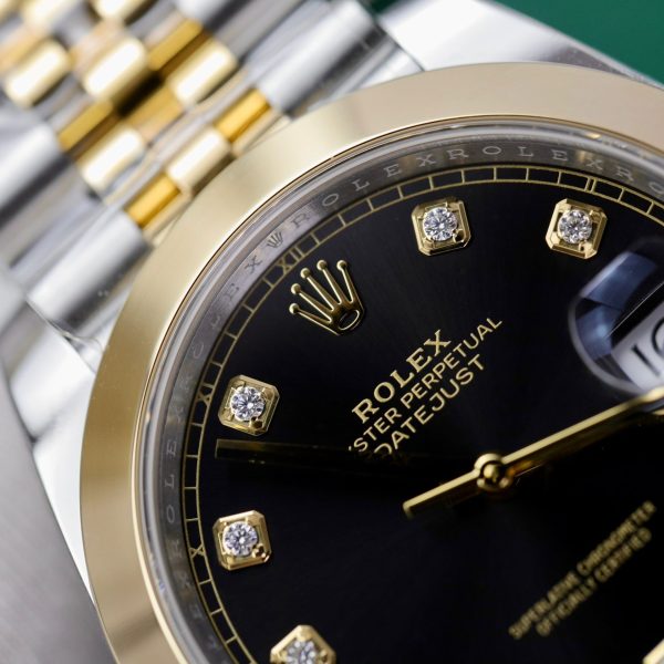 Đồng Hồ Rolex DateJust 126303 Mặt Đen Chế Tác Nhà Máy Clean 41mm (3)