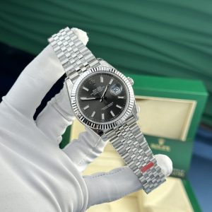 Đồng Hồ Rolex DateJust 126334 Mặt Xám Chải Tia Nhà Máy VS 41mm (3)