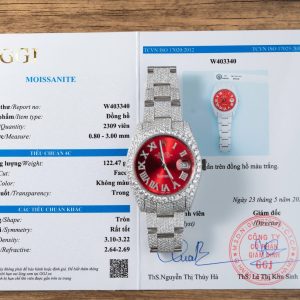 Đồng Hồ Rolex DateJust Supreme Đính Full Moissanite Hong Kong