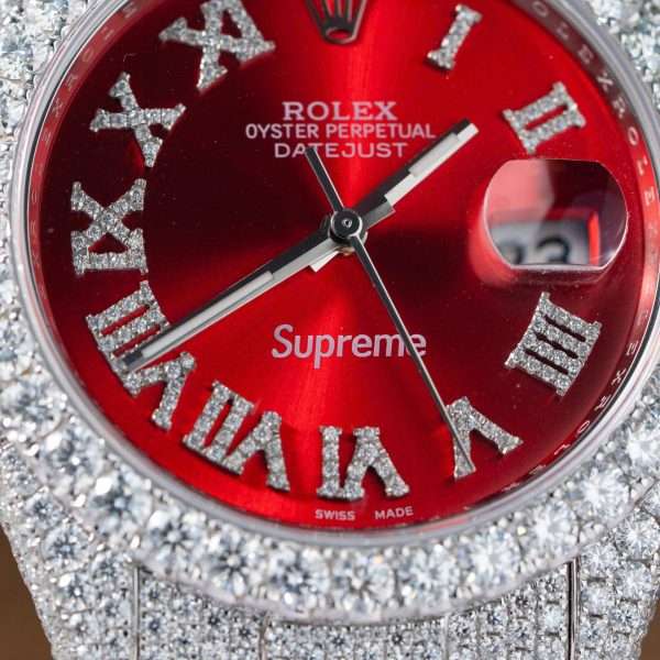 Đồng Hồ Rolex DateJust Supreme Đính Full Moissanite Hong Kong