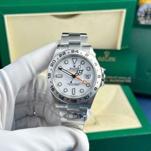 Đồng Hồ Rolex Explorer II 226570 Replica 11 Mặt Trắng Clean Factory 42mm (7)