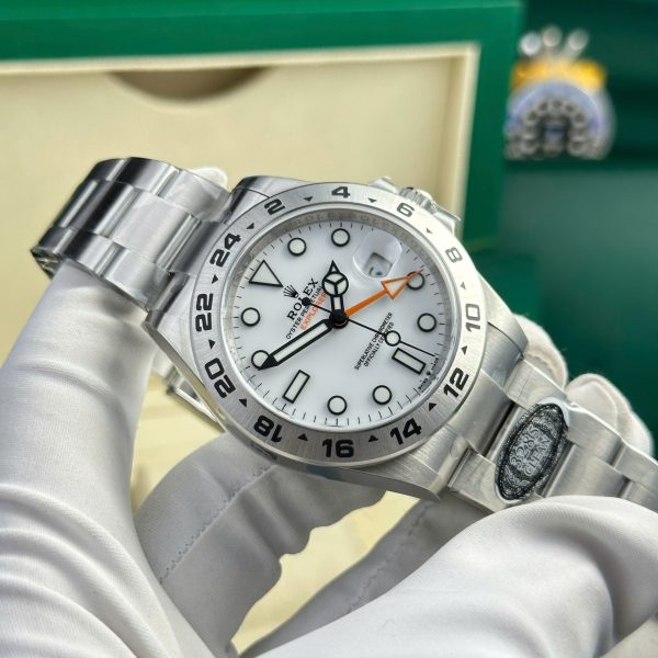 Đồng Hồ Rolex Explorer II 226570 Replica 11 Mặt Trắng Clean Factory 42mm (8)