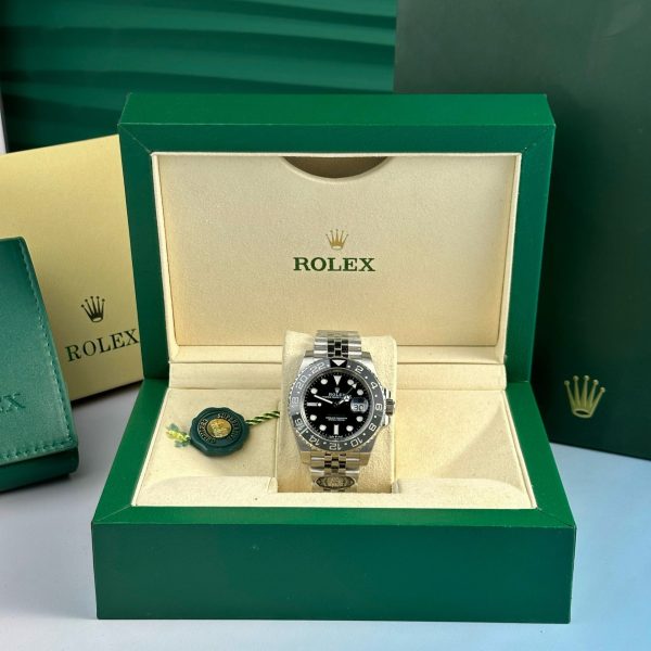 Đồng Hồ Rolex GMT-Master II 126710GRNR Gốm Xám Đen Clean 41mm (9)