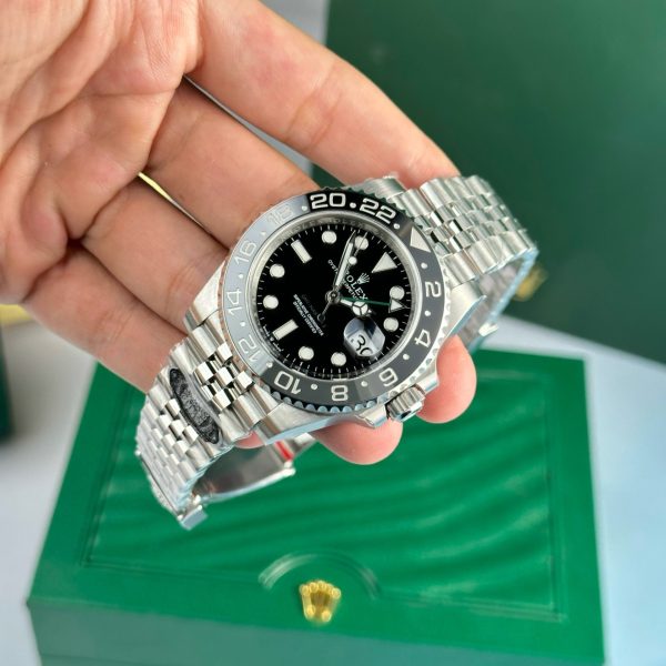 Đồng Hồ Rolex GMT-Master II 126710GRNR Gốm Xám Đen Clean 41mm (9)