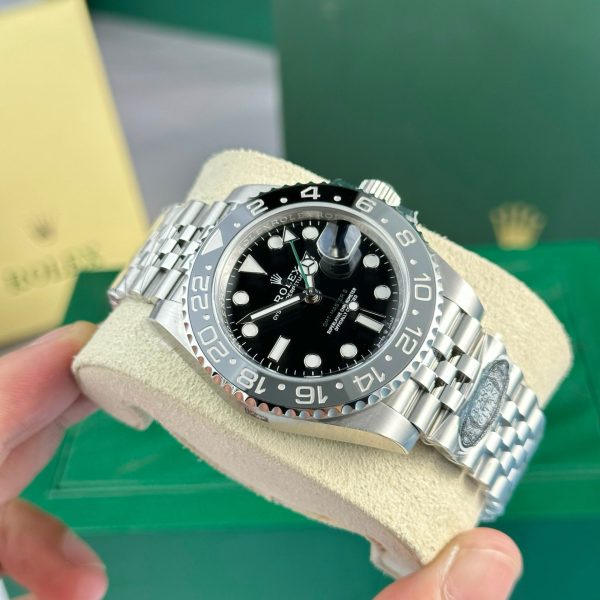 Đồng Hồ Rolex GMT-Master II 126710GRNR Gốm Xám Đen Clean 41mm (9)