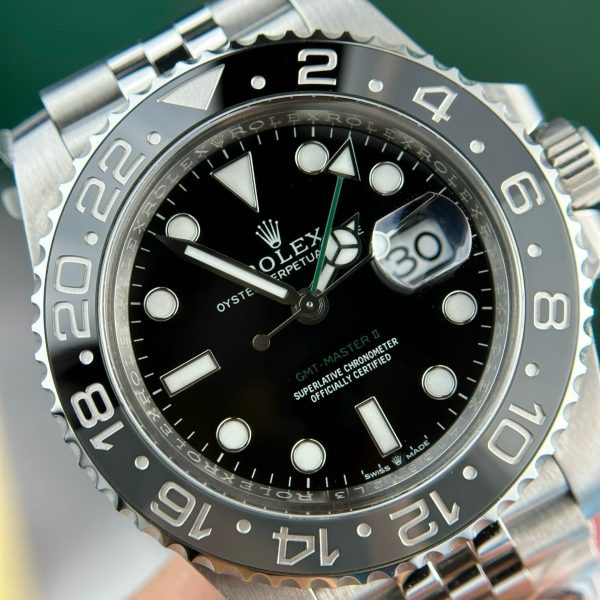 Đồng Hồ Rolex GMT-Master II 126710GRNR Gốm Xám Đen Clean 41mm (8)