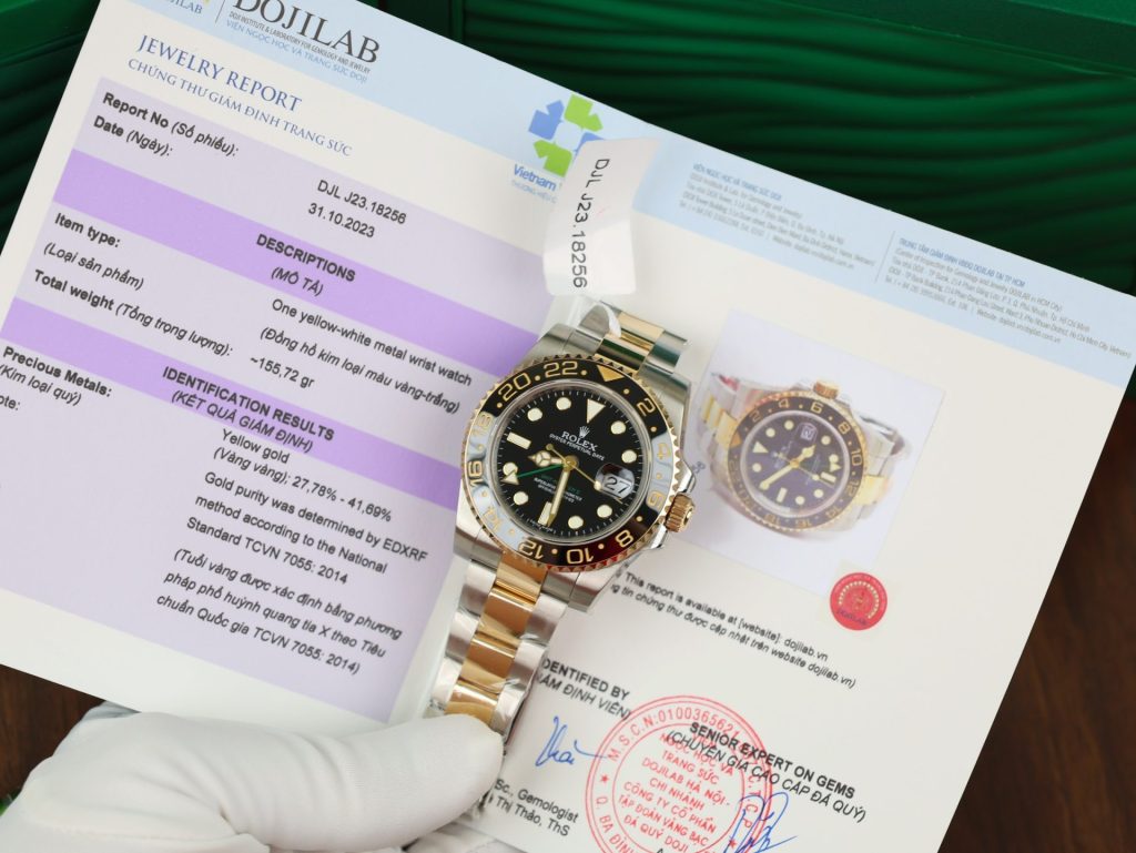 Đồng Hồ Rolex GMT-Master II Bọc Vàng Tinh Chỉnh Nhà Máy GM 40mm (10)