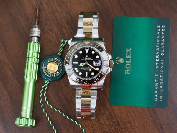 Đồng Hồ Rolex GMT-Master II Bọc Vàng Tinh Chỉnh Nhà Máy GM 40mm (10)