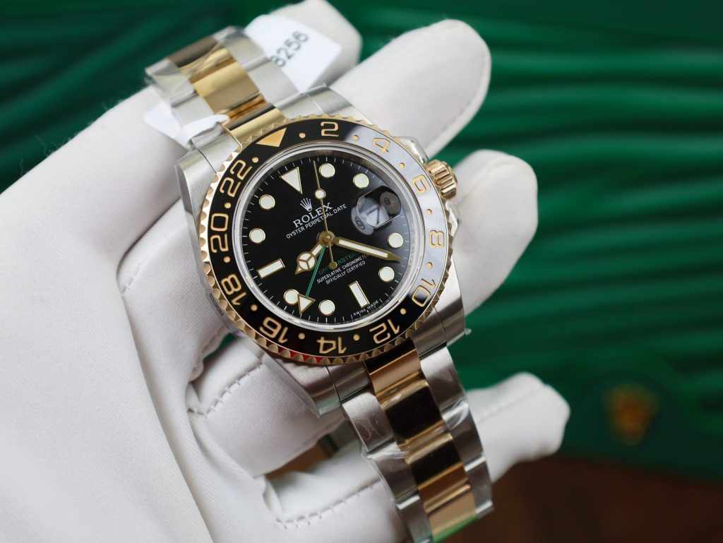 Đồng Hồ Rolex GMT-Master II Bọc Vàng Tinh Chỉnh Nhà Máy GM 40mm (10)