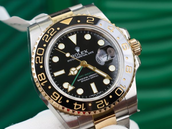 Đồng Hồ Rolex GMT-Master II Bọc Vàng Tinh Chỉnh Nhà Máy GM 40mm (10)