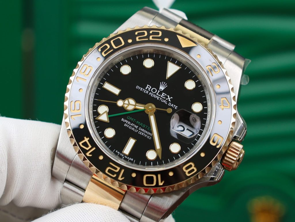 Đồng Hồ Rolex GMT-Master II Bọc Vàng Tinh Chỉnh Nhà Máy GM 40mm (10)