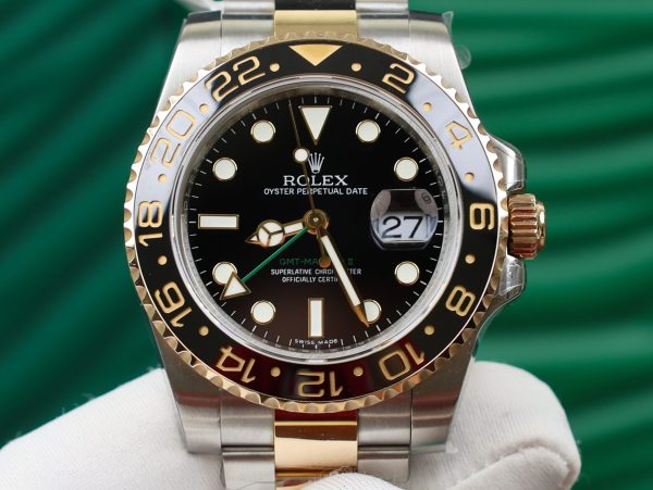 Đồng Hồ Rolex GMT-Master II Bọc Vàng Tinh Chỉnh Nhà Máy GM 40mm (10)