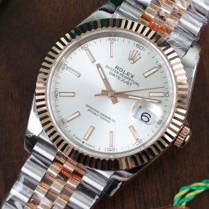 Đồng Hồ Rolex Nam DateJust Bọc Vàng Hồng Cọc Dạ Quang Nhà Máy GM (2)