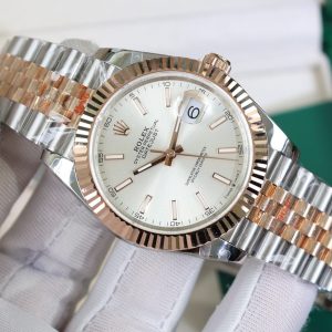 Đồng Hồ Rolex Nam DateJust Bọc Vàng Hồng Cọc Dạ Quang Nhà Máy GM (2)