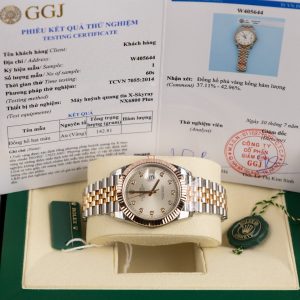 Đồng Hồ Rolex Nam DateJust Bọc Vàng Hồng Cọc Đính Đá Nhà Máy GM (3)