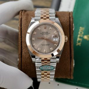 Đồng Hồ Rolex Nam Rep 11 DateJust 126301 Viền Trơn Clean 41mm (1)