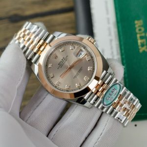 Đồng Hồ Rolex Nam Rep 11 DateJust 126301 Viền Trơn Clean 41mm (1)