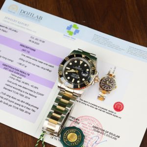 Đồng Hồ Rolex Submariner Bọc Vàng Tinh Chỉnh Máy Caliber 3235 Nhà Máy GM 41mm