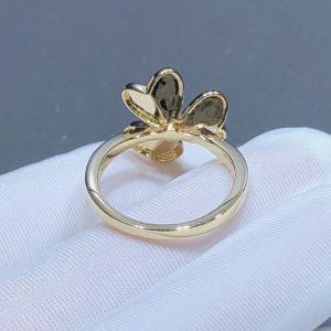 Nhẫn Nữ Van Cleef & Arpels Frivole Chế Tác Kim Cương Thiên Nhiên Vàng 18K (2)