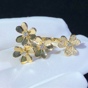 Nhẫn Nữ Van Cleef & Arpels Frivole Chế Tác Kim Cương Thiên Nhiên Vàng 18K (2)