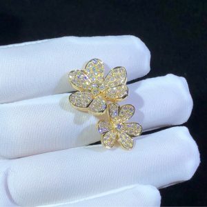 Nhẫn Nữ Van Cleef & Arpels Frivole Kim Cương Thiên Nhiên Vàng 18K Chế Tác (2)