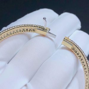 Vòng Tay Van Cleef & Arpels Kim Cương Thiên Nhiên Vàng 18K Chế Tác (2)