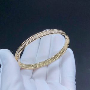 Vòng Tay Van Cleef & Arpels Kim Cương Thiên Nhiên Vàng 18K Chế Tác (2)