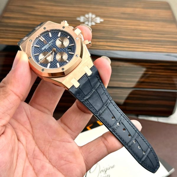 Đồng Hồ Audemars Piguet Royal Oak 26331OR Replica 11 Mặt Xanh 41mm (2)