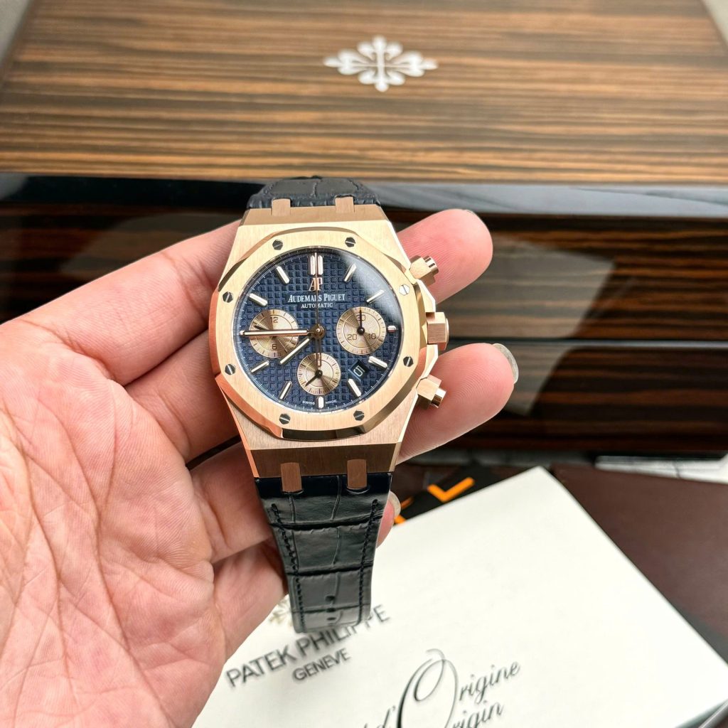 Đồng Hồ Audemars Piguet Royal Oak 26331OR Replica 11 Mặt Xanh 41mm (2)