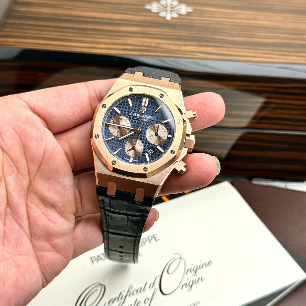 Đồng Hồ Audemars Piguet Royal Oak 26331OR Replica 11 Mặt Xanh 41mm (2)