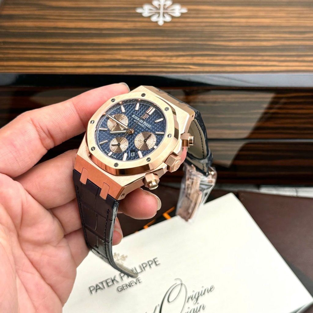 Đồng Hồ Audemars Piguet Royal Oak 26331OR Replica 11 Mặt Xanh 41mm (2)