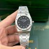 Đồng Hồ Audemars Piguet Royal Oak Jumbo Extra-Thin 15206PT Replica 11 Mặt Đen IP Factory 39mm (2)