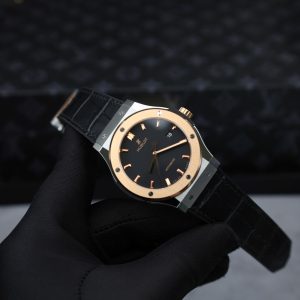 Đồng Hồ Hublot Classic Fusion Replica 11 Viền Vàng King Gold 42mm (2)