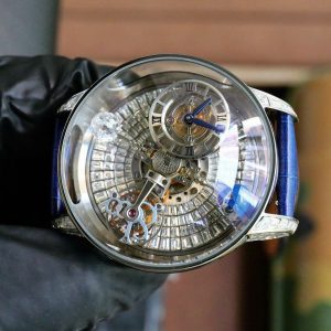 Đồng Hồ Jacob & Co Astronomia Fake Cao Cấp Máy Pin Màu Xanh Dương (1)