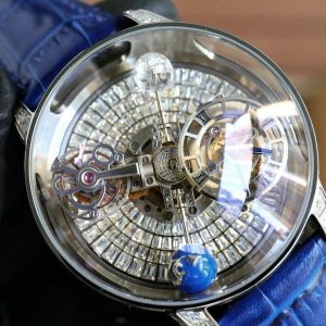 Đồng Hồ Jacob & Co Astronomia Fake Cao Cấp Máy Pin Màu Xanh Dương (1)