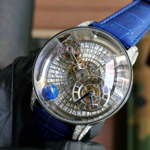 Đồng Hồ Jacob & Co Astronomia Fake Cao Cấp Máy Pin Màu Xanh Dương (1)