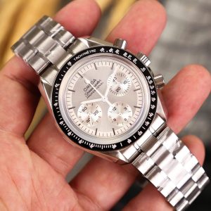 Đồng Hồ Omega SpeedMaster MoonWatch Chronogarph Rep 11 Cao Cấp Dây Kim Loại 42mm (2)