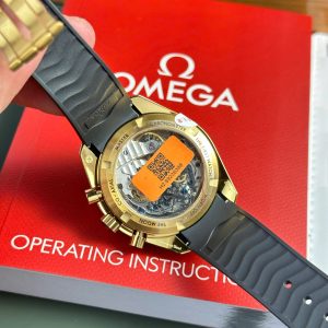 Đồng Hồ Omega SpeedMaster MoonWatch Replica 11 Mặt Vàng Nhà Máy RM 44mm (2)