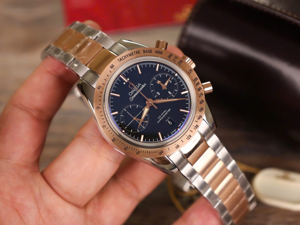 Đồng Hồ Omega Speedmaster Co-xial Chronograph Replica 11 Máy Cơ Automatic 41 (2)