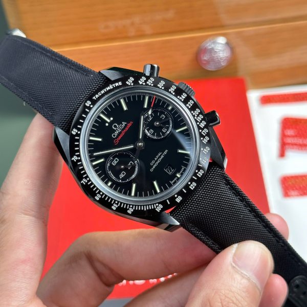 Đồng Hồ Omega Speedmaster Dark Side Of The Moon Chế Tác Gốm Đen OM Factory 44mm (2)