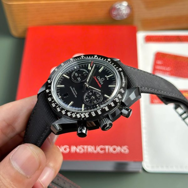 Đồng Hồ Omega Speedmaster Dark Side Of The Moon Chế Tác Gốm Đen OM Factory 44mm (2)