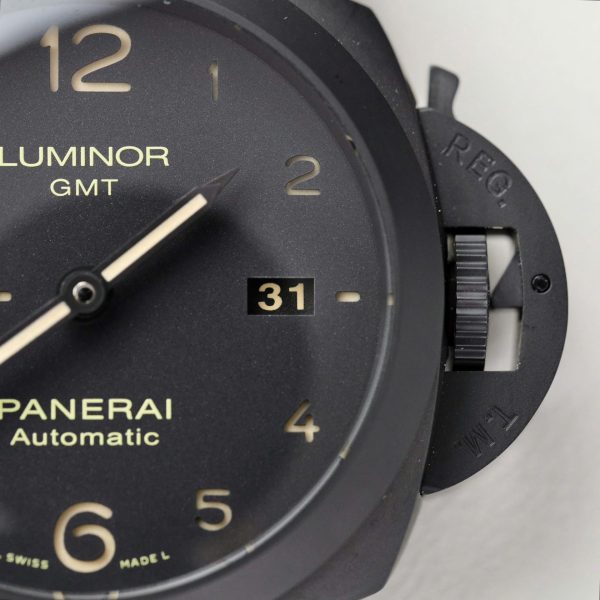 Đồng Hồ Panerai Luminor GMT 3 Day Power Reserve Gốm Đen VSF 40mm