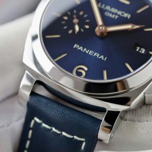 Đồng Hồ Panerai Pam688 Luminor 1950 3 Days GMT Acciaio Boutique Blue VSF 42mm (9)