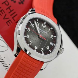 Đồng Hồ Patek Philippe Aquanaut 5167 Replica 11 Dây Cao Su Màu Đỏ 40mm (2)