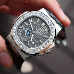 Đồng Hồ Patek Philippe Nautilus 5722G Replica 11 Mặt Xám PPF Factory 40mm (2)