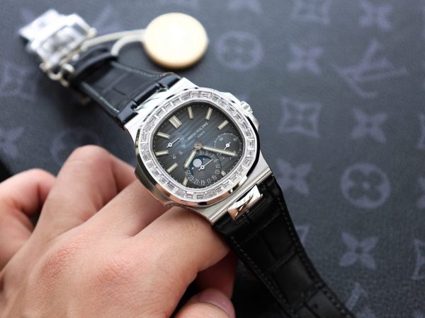 Đồng Hồ Patek Philippe Nautilus 5722G Replica 11 Mặt Xanh PPF Factory 40mm (2)